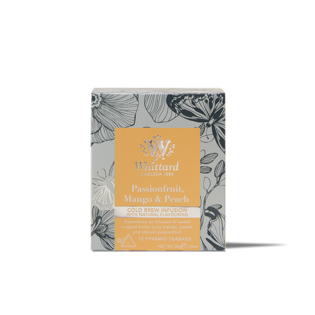 Cold Brew Passionfruit, Mango & Peach Infusion Pyramid Teabags