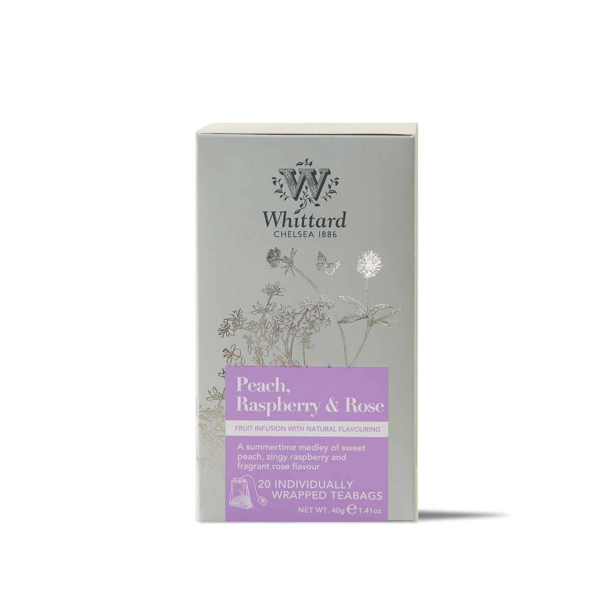 Peach, Raspberry & Rose Infusion Teabags