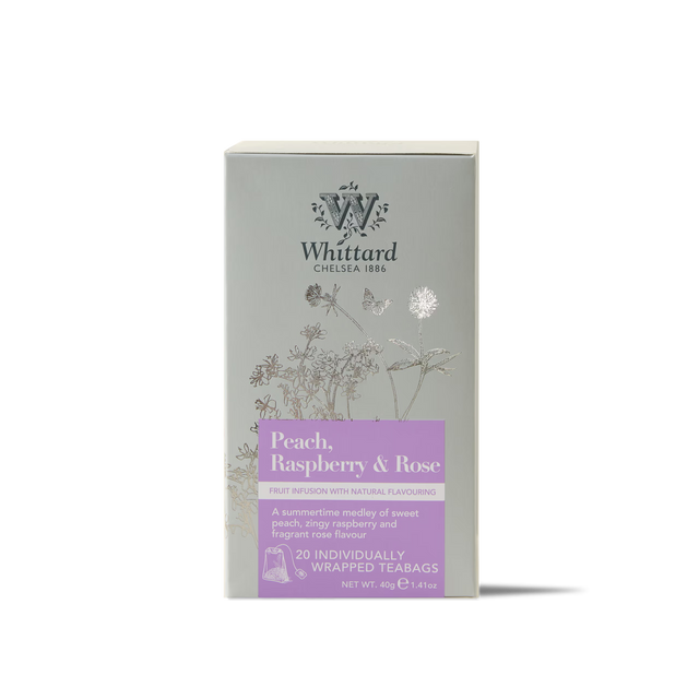 Peach, Raspberry & Rose Infusion Teabags