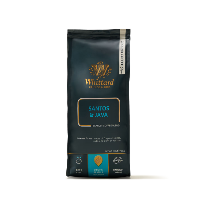 Santos and Java Ground Coffee Valve Pack