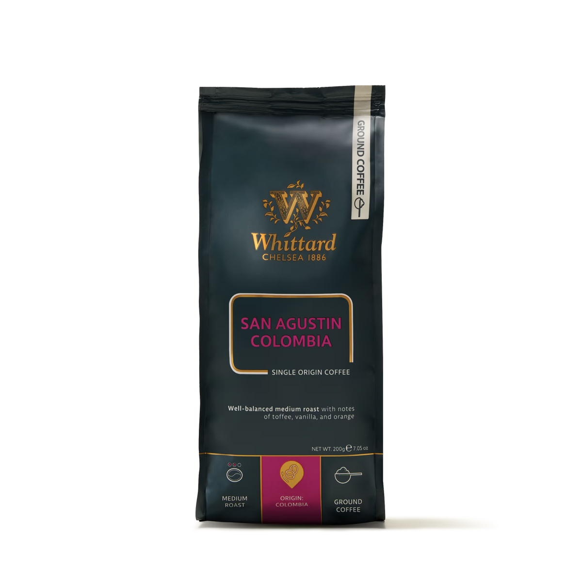 San Agustin Colombia Ground Coffee Valve Pack