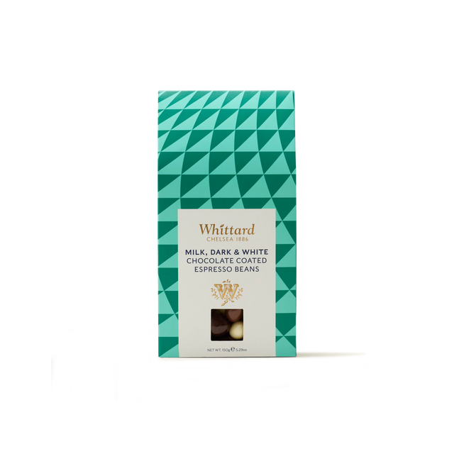 Milk, Dark & White Chocolate Coated Espresso Beans