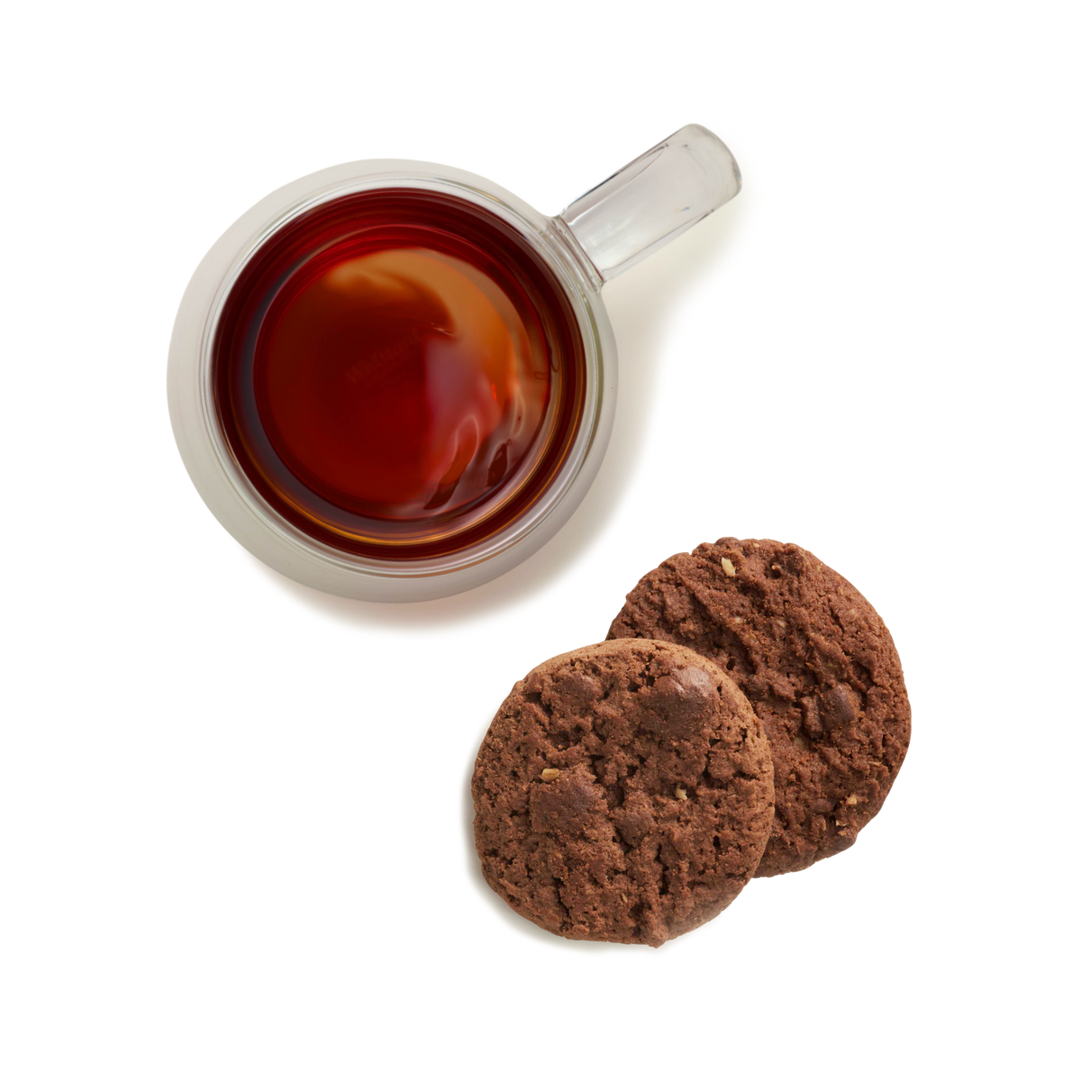 English Rose Loose Tea and Triple Chocolate Biscuits