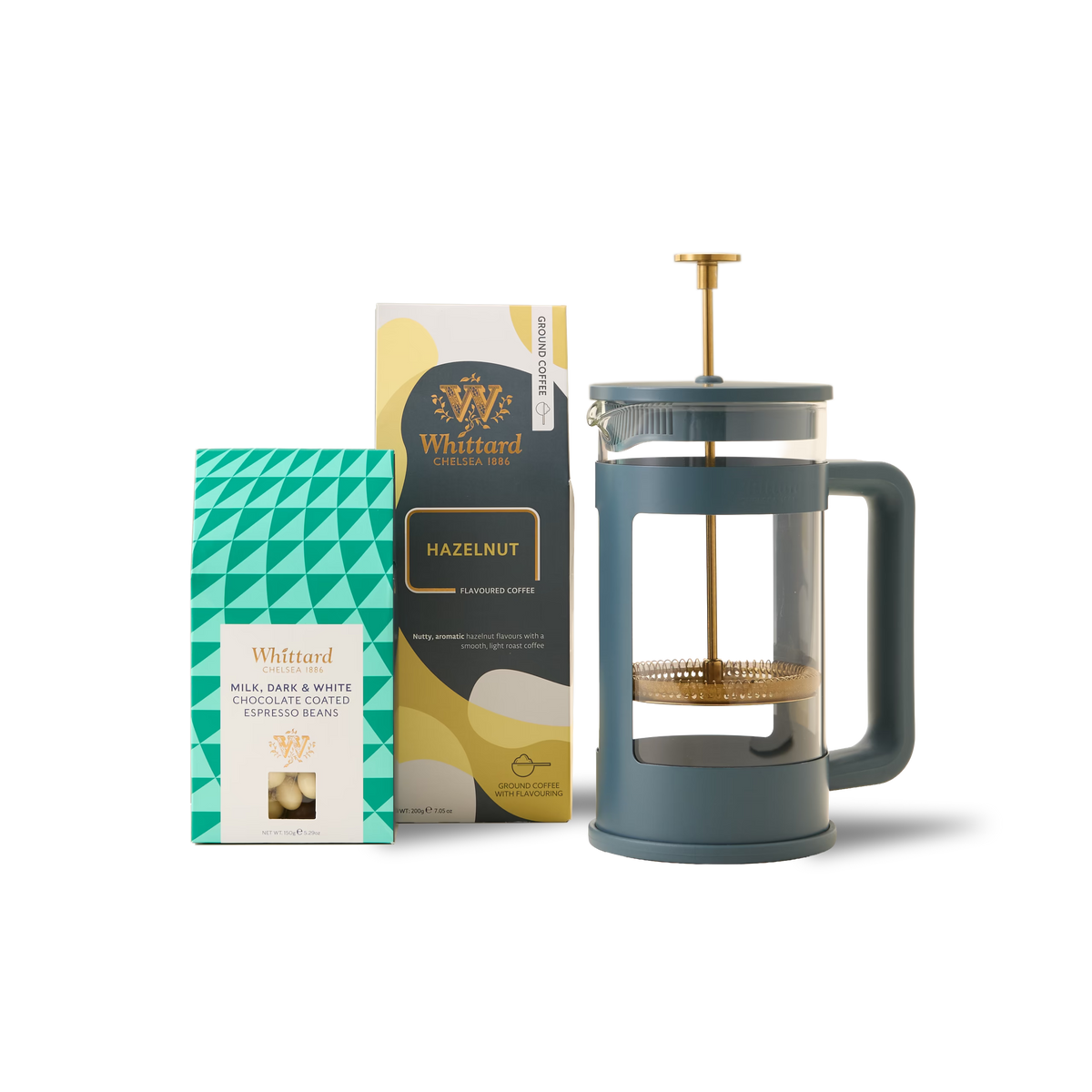 The Flavoured Coffee Starter Kit is arranged on a white background.