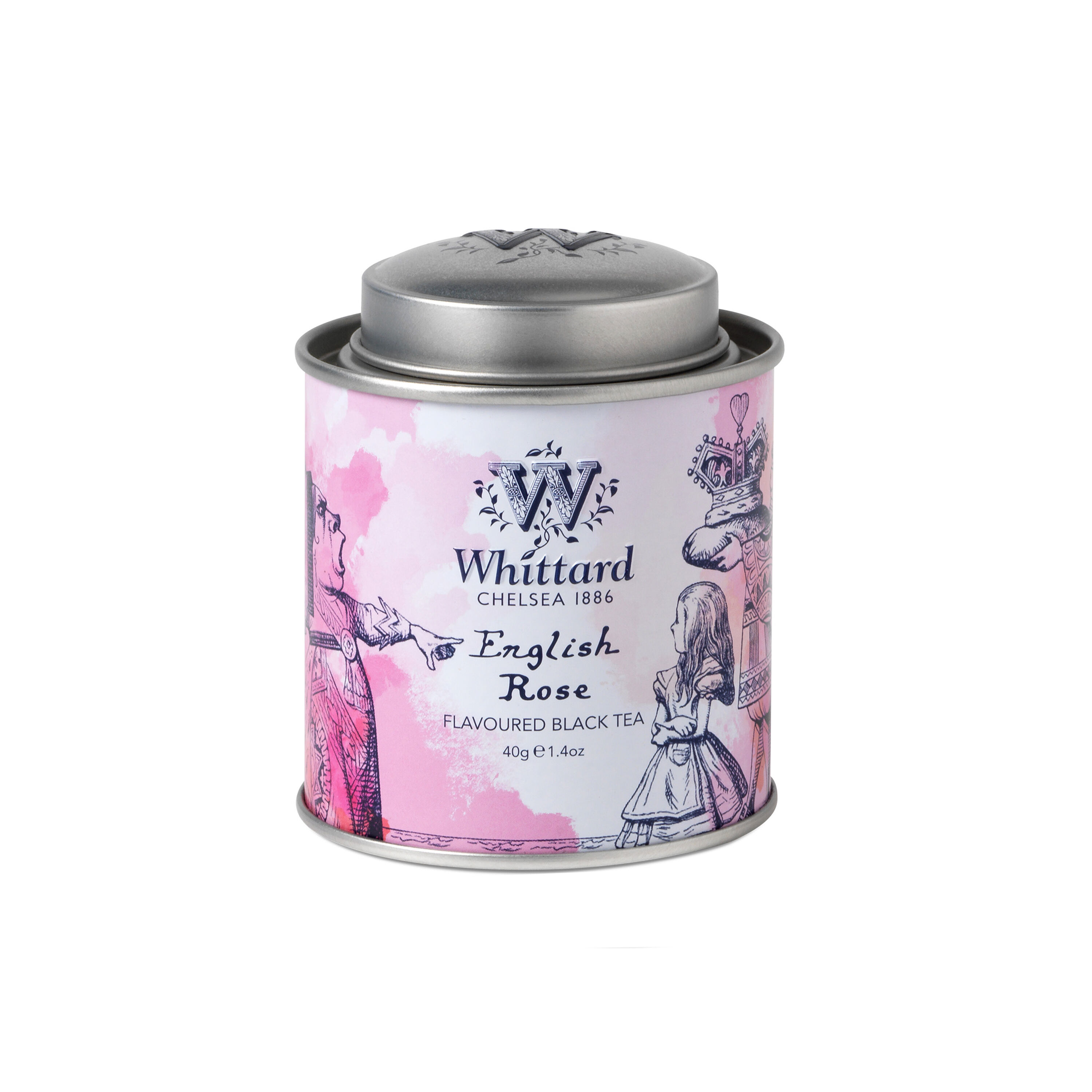 日本限定 English of Whittard | Caddy Mini Wonderland in Alice Rose 茶