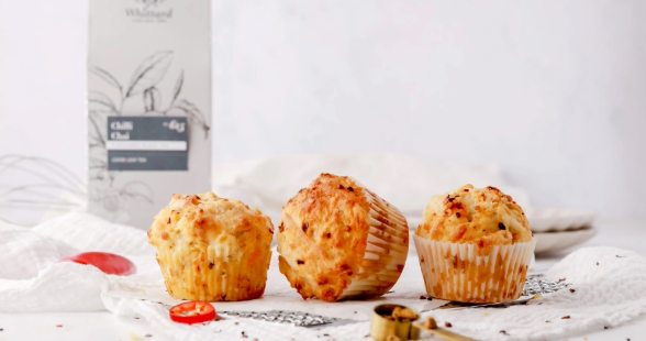 Chilli Chai and Cheese Muffin Recipe