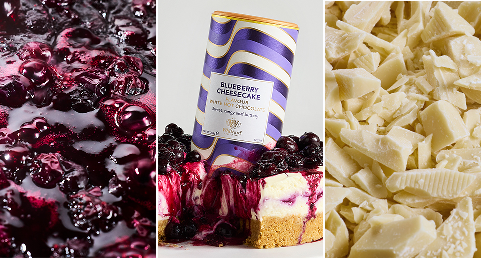 Whittard Blueberry Cheesecake Flavour White Hot Chocolate