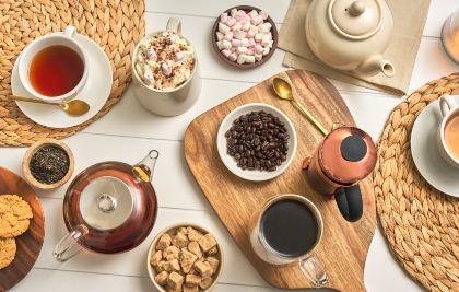 Delicious Coffee and chocolate