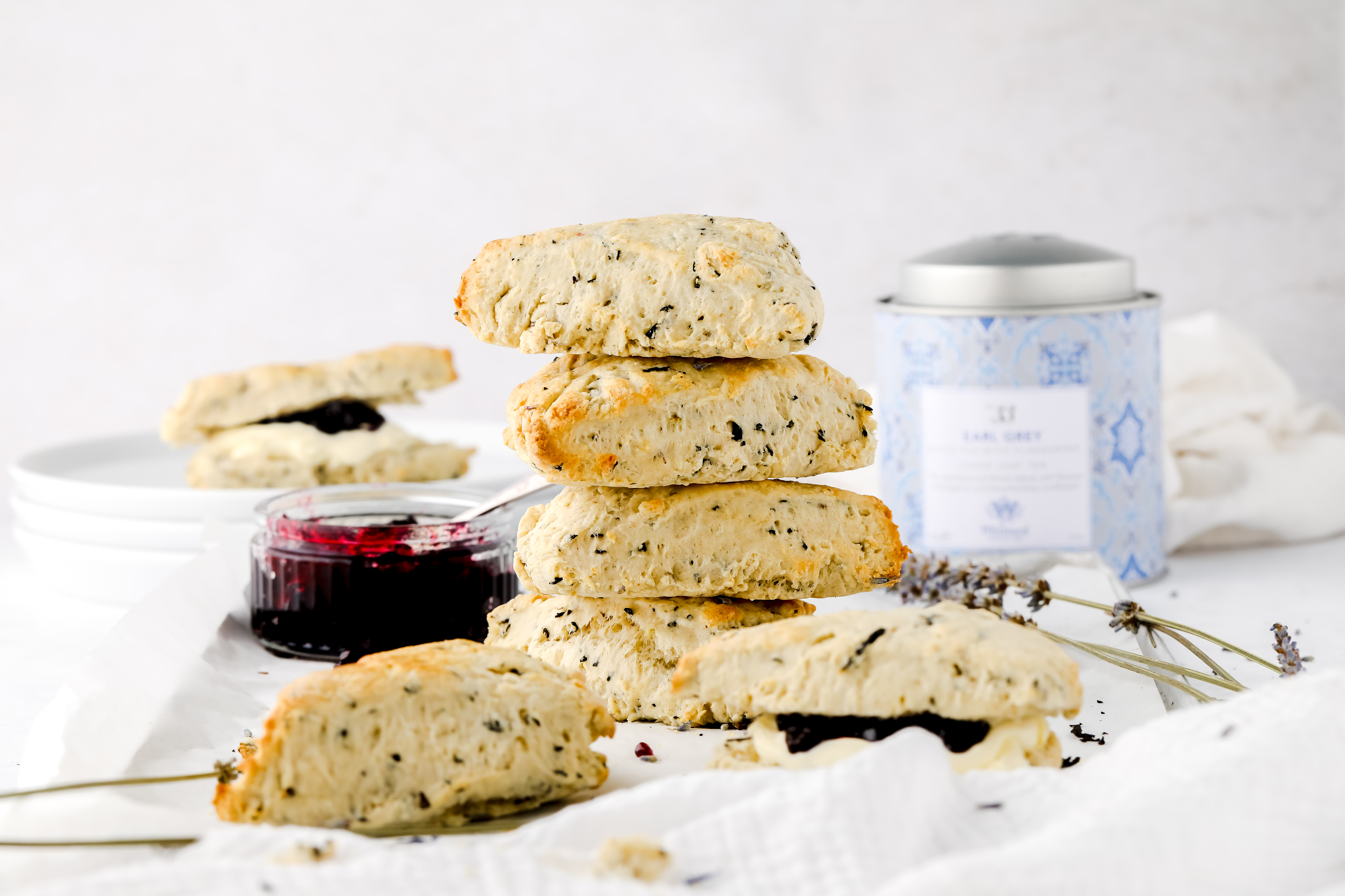 Earl Grey and Lavender Scones