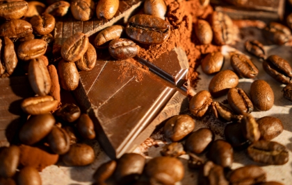 Delicious Coffee and chocolate